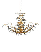 Currey et Compagnie 9000-1437 Odile Suspendu en noir/feuille d'or contemporaine/or contemporain
