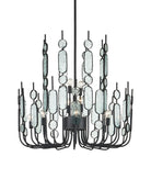 Currey et Compagnie 9000-1446 Ettore Suspendu en clair/forgeron