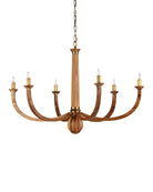 Currey et Compagnie 9000-1463 Woodcroft Suspendu en laiton naturel/antique