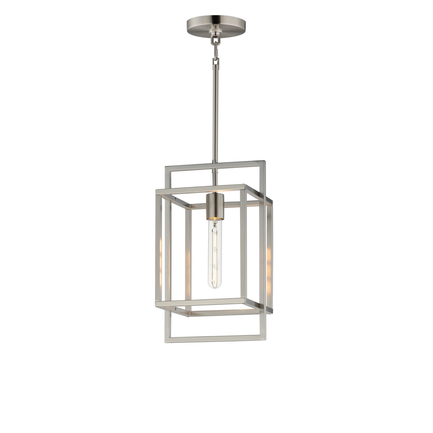 Maxim Lighting 10411SN Gridline Pendant in Satin Nickel