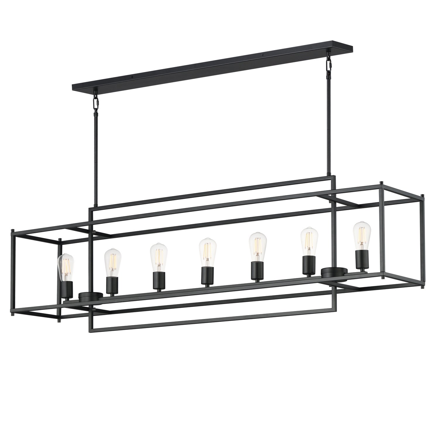 Maxim Lighting 10417BK Gridline Linear Pendant in Black