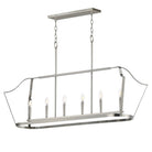 Éclairage Maxim 10427SN Arden Linéaire Suspension en nickel satiné