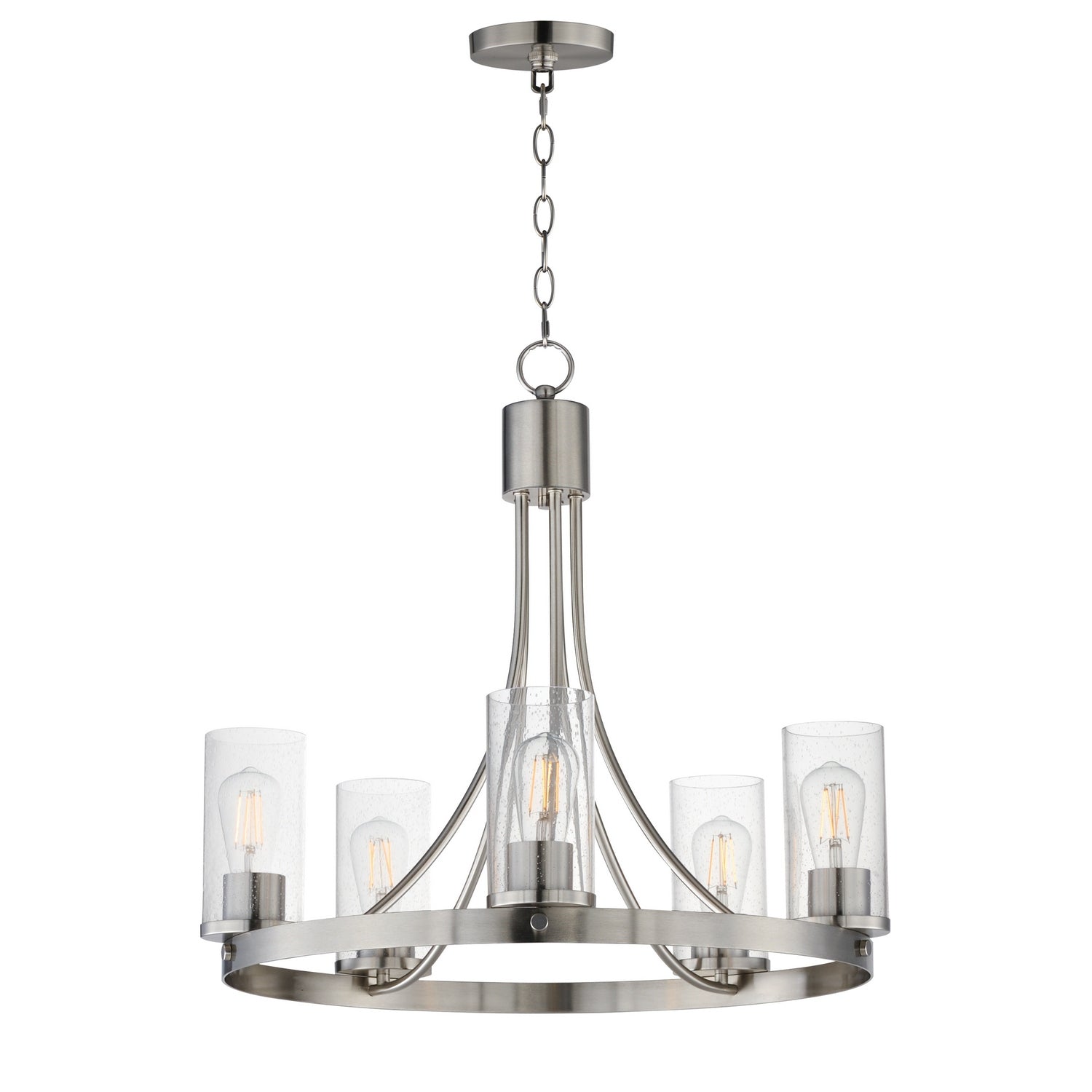 Éclairage Maxim 10465CDSN Livingston Suspendu en nickel satiné