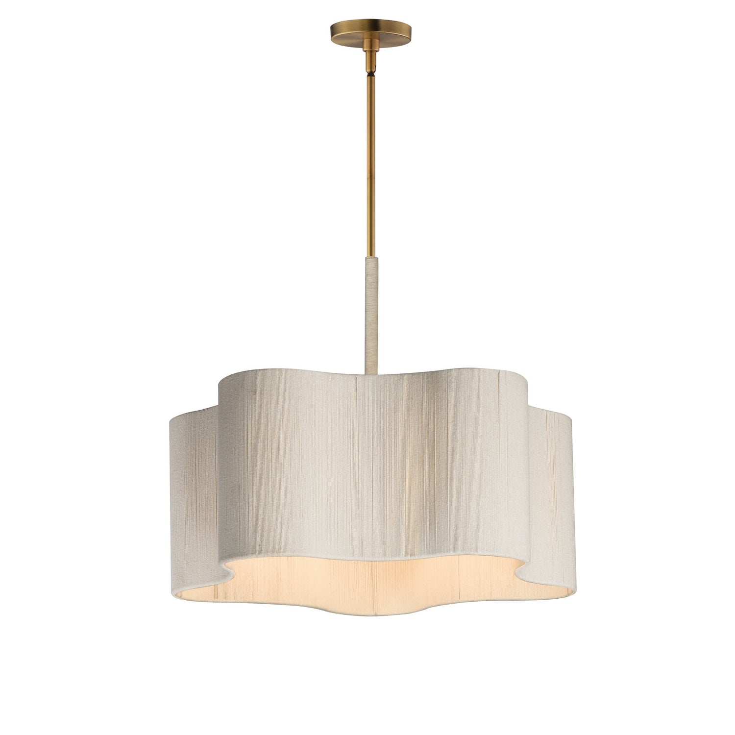 Éclairage Maxim 12835OFNAB Corse Suspension en naturel Laiton vieilli