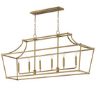 Maxim Lighting 25317NAB Clifton Linear Pendant in Natural Aged Brass