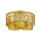 Maxim Lighting 28760GL Regalia Semi Flush Mount in Gold Leaf