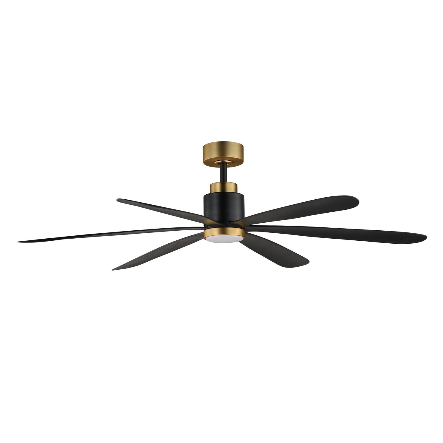 Maxim Lighting 88326BKGLD Daisies Ceiling Fan in Black / Gold