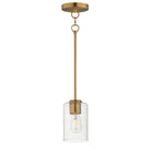 Éclairage Maxim 90461CDNAB Livingston Suspension en naturel Laiton vieilli