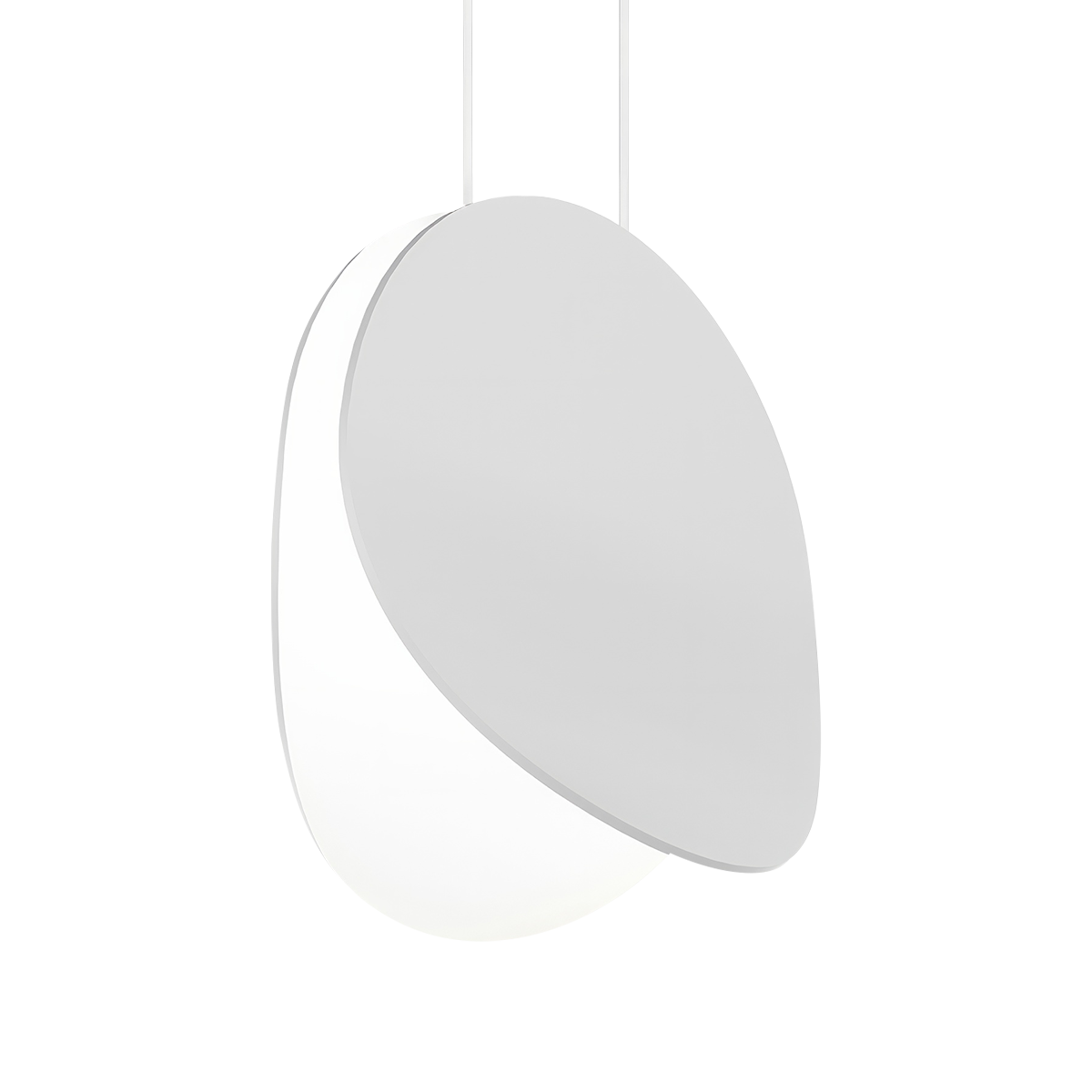 Disques Sonneman 1765.03-J20 Malibu LED Suspension en blanc satiné