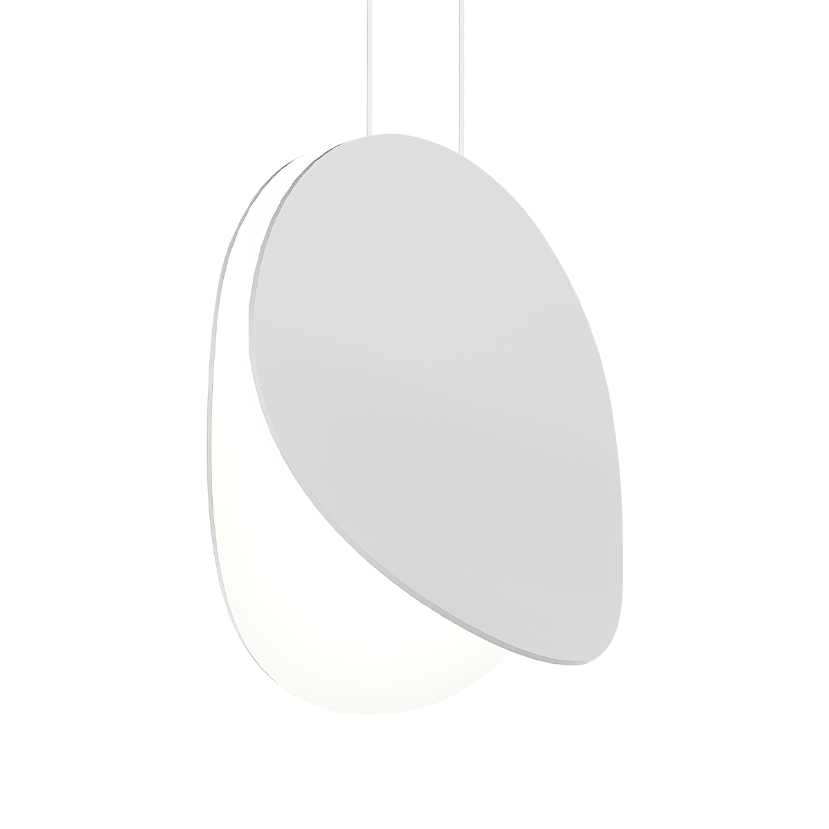 Disques Sonneman 1766.03-J20 Malibu LED Suspension en blanc satiné