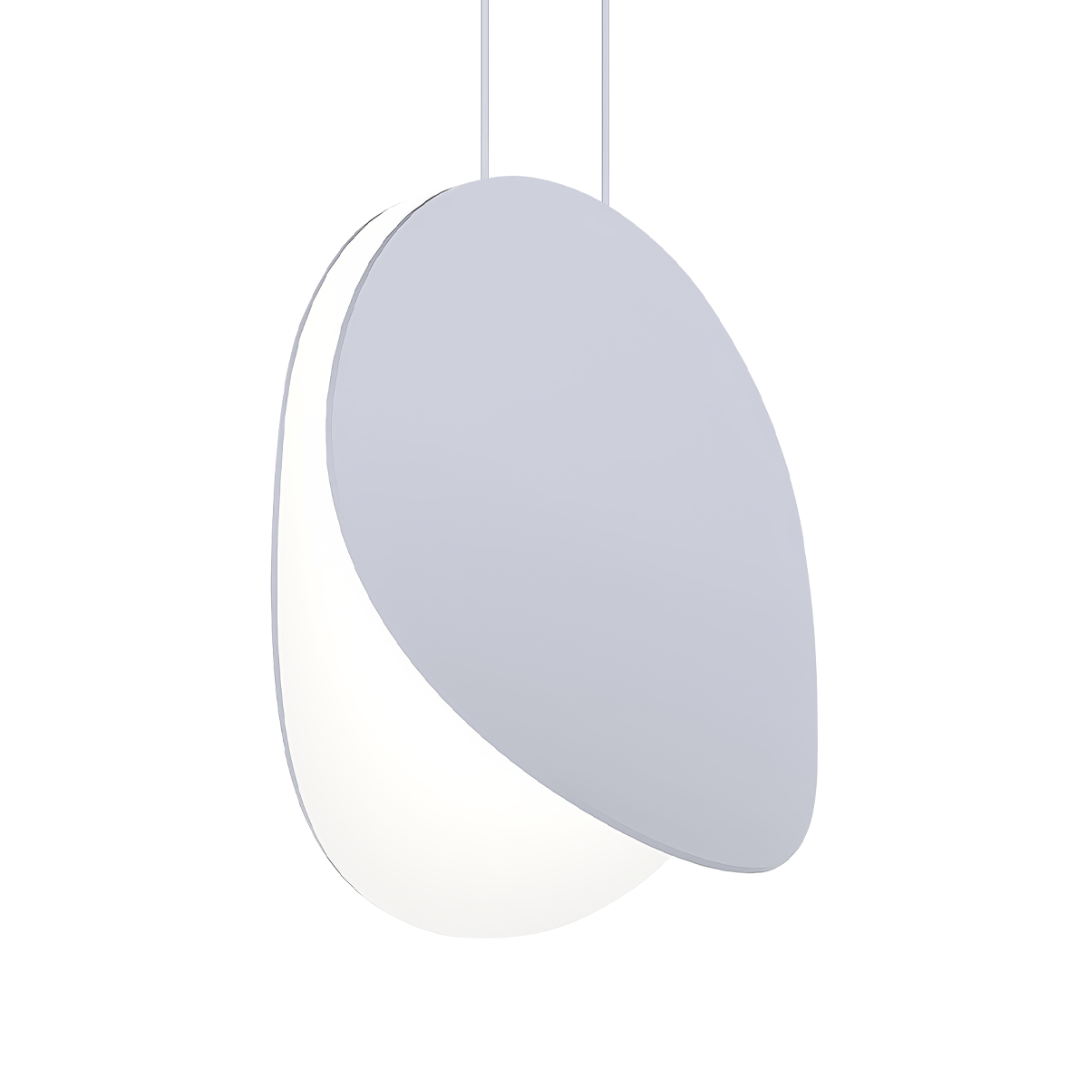 Disques Sonneman 1766.18-J20 Malibu LED Suspension en gris tourterelle