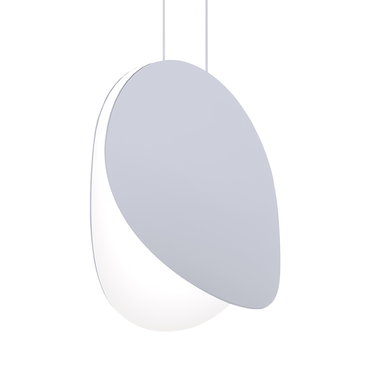 Disques Sonneman 1767.18-J20 Malibu LED Suspension en gris tourterelle