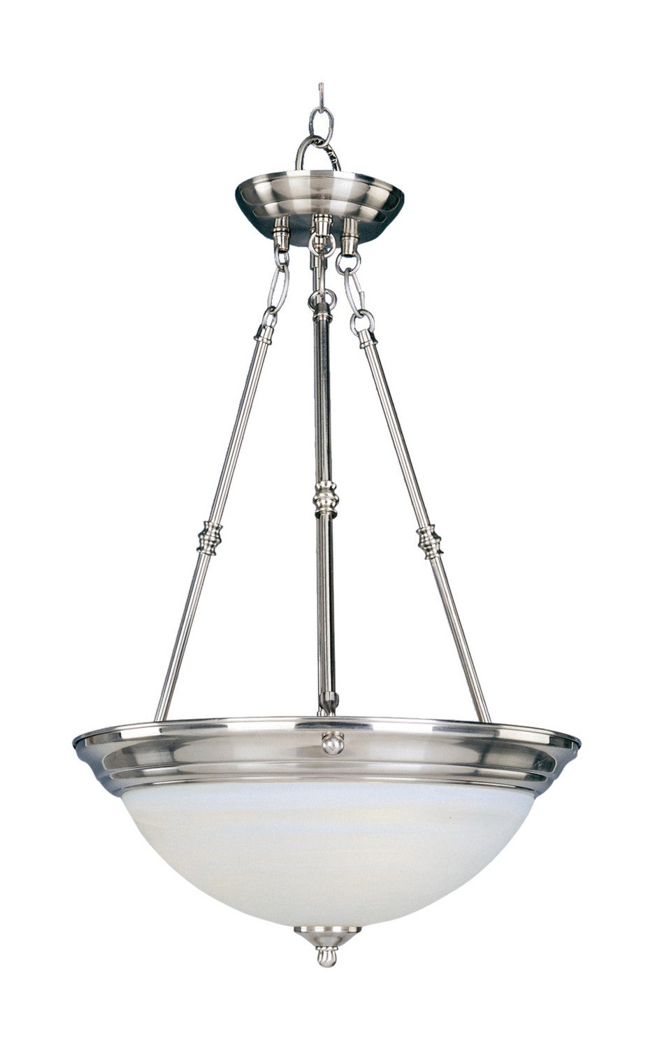 Éclairage Maxim 5845MRSN Essentiels Suspension en nickel satiné