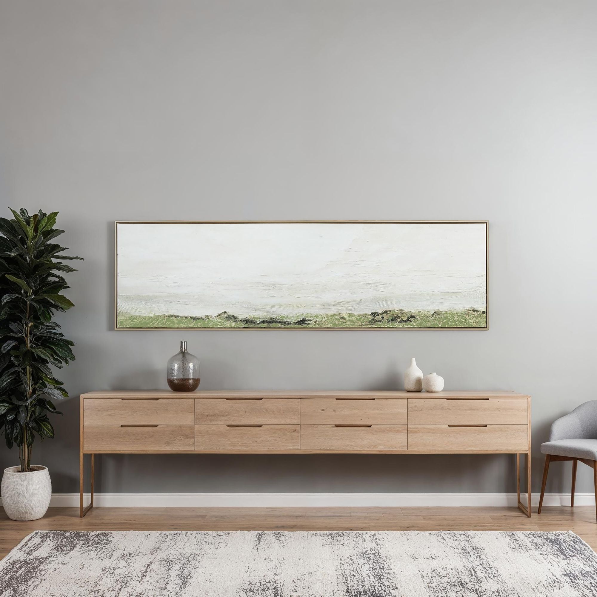 Renwil Canada - OL2214 - Canvas Art - Valle - New Bleached Wood