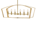 Lark 83645LCB Sammi Linear Chandelier in Lacquered Brass