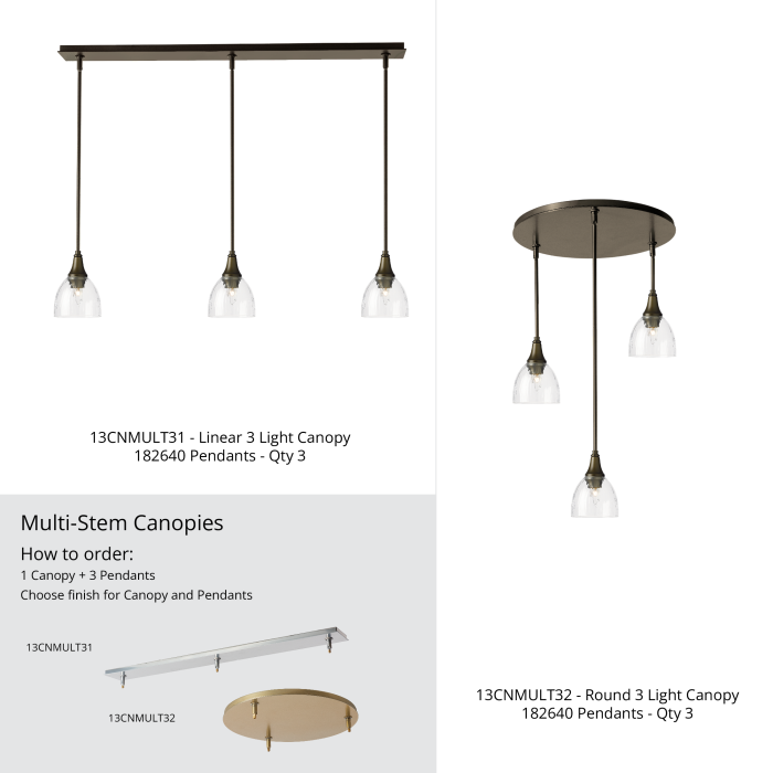Hubbardton Forge 182640 Trumpet Mini Pendant