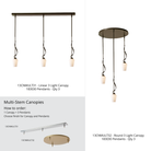 Hubbardton Forge 183030 Flora Down Light Mini Suspension