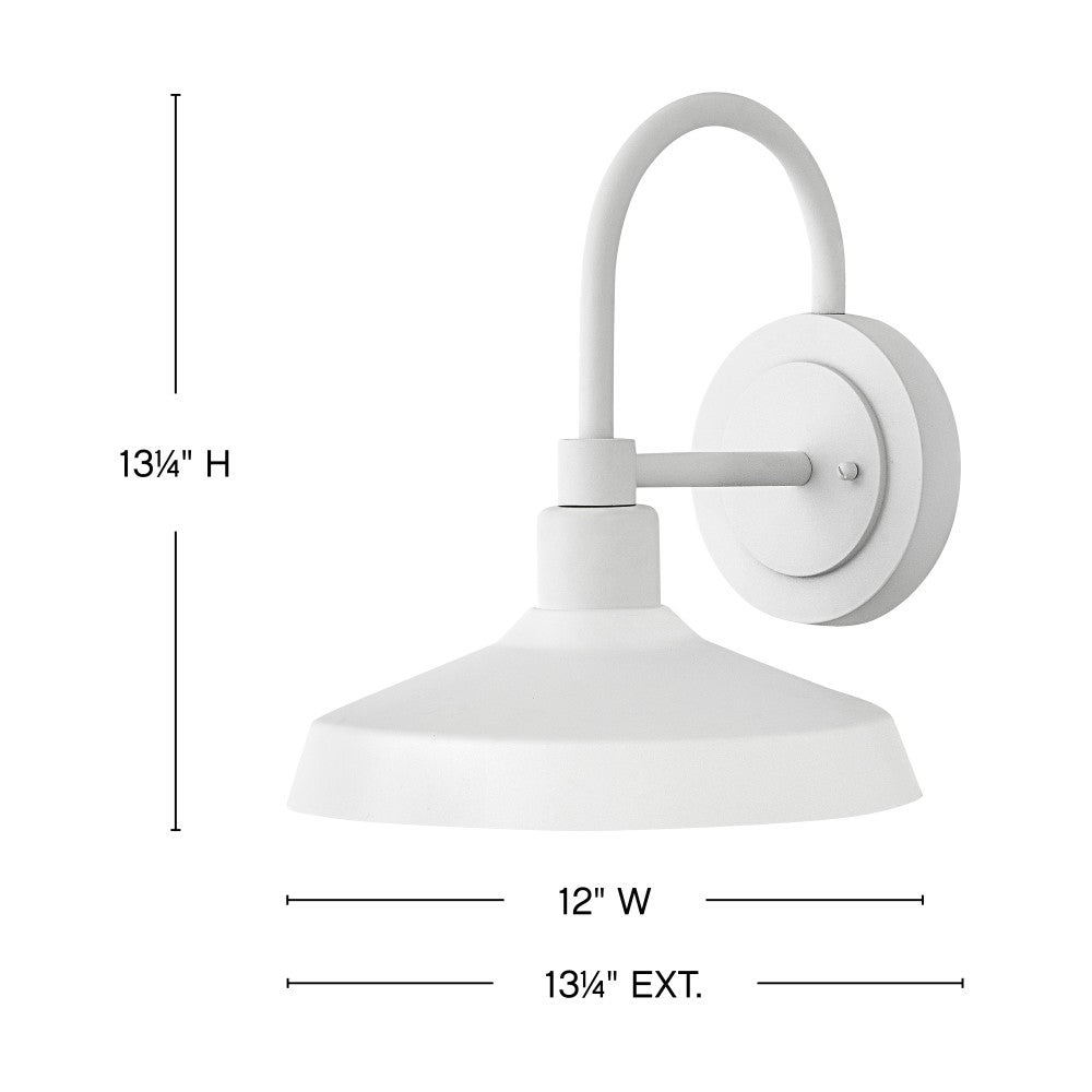 Applique murale Hinkley Lighting 12075TW Forge, coloris blanc texturé