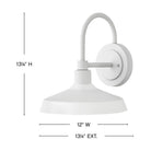 Applique murale Hinkley Lighting 12075TW Forge, coloris blanc texturé