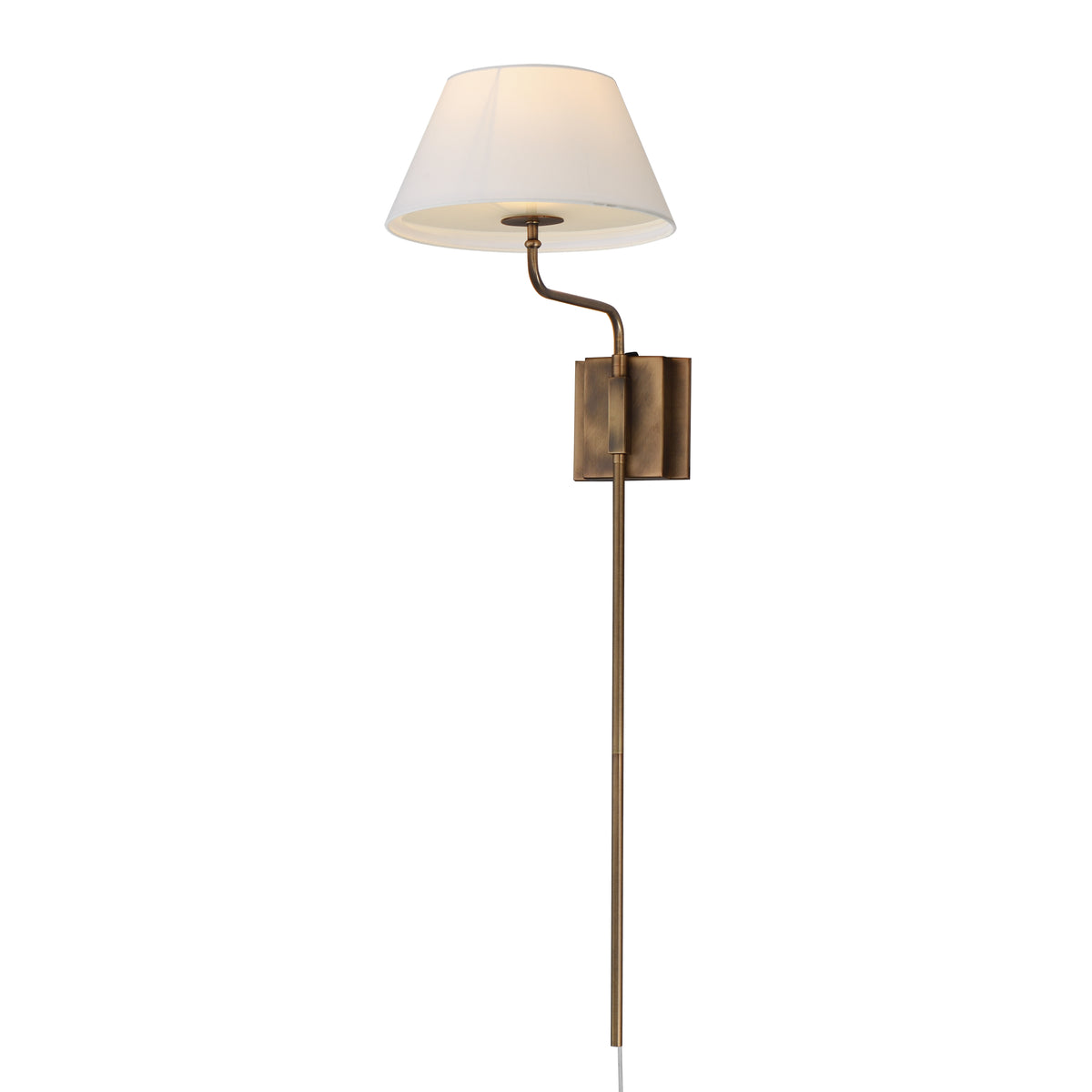 Éclairage Maxim 18410OFWBR Dunbridge Murale en laiton vieilli