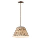 Éclairage Maxim 18411OWWBR Dunbridge 14" Suspension en laiton vieilli