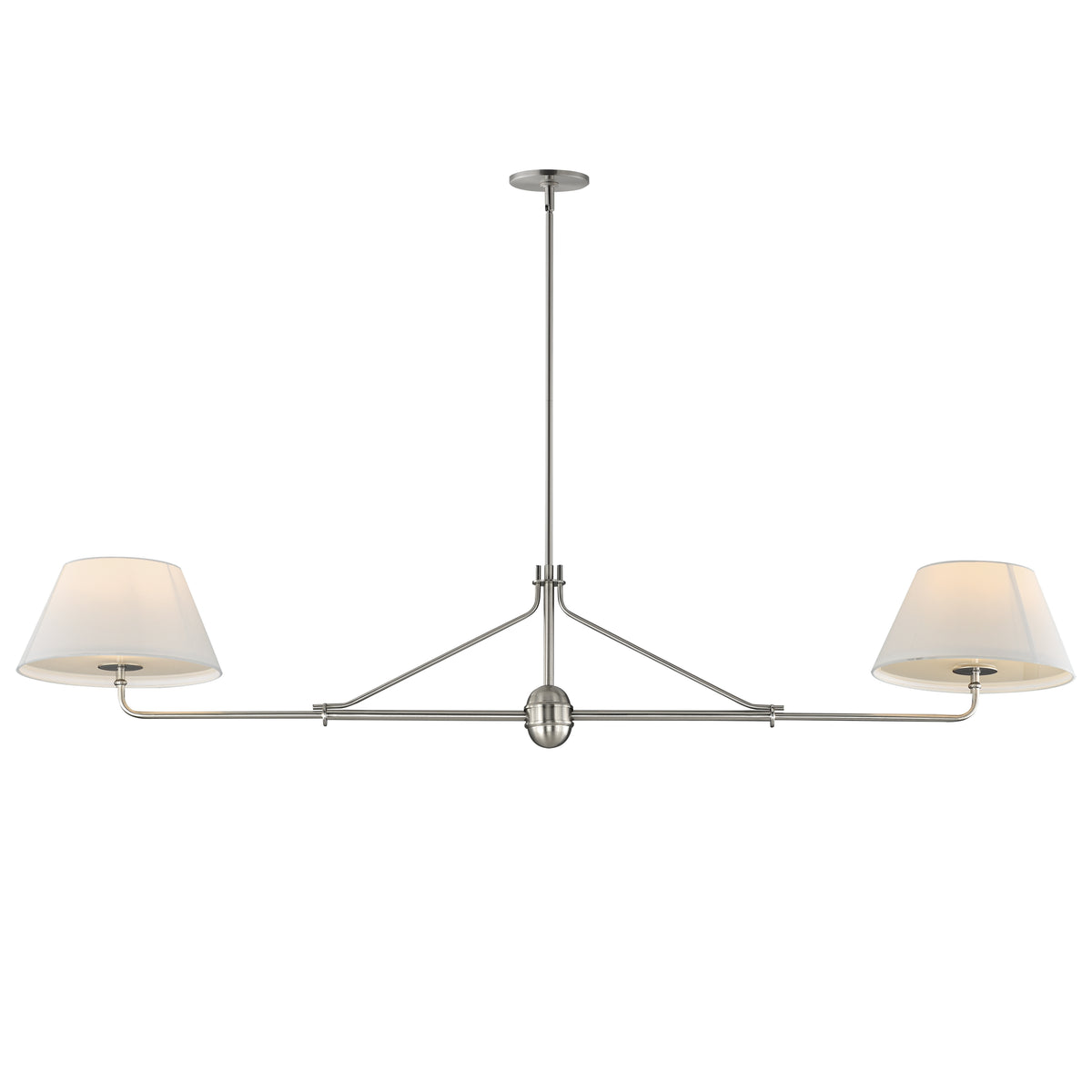 Éclairage Maxim 18412OFPN Dunbridge Suspension en nickel poli