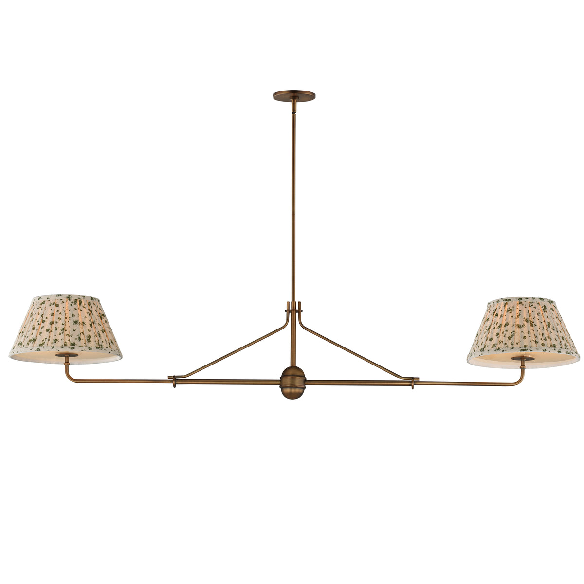 Éclairage Maxim 18412OWWBR Dunbridge Suspension en laiton vieilli