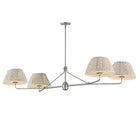 Luminaire à quatre lampes Maxim Lighting 18414BWPN Dunbridge Suspendu en laiton vieilli