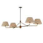 Luminaire Maxim Lighting 18414OWWBR Dunbridge à quatre lampes Suspendu en laiton vieilli