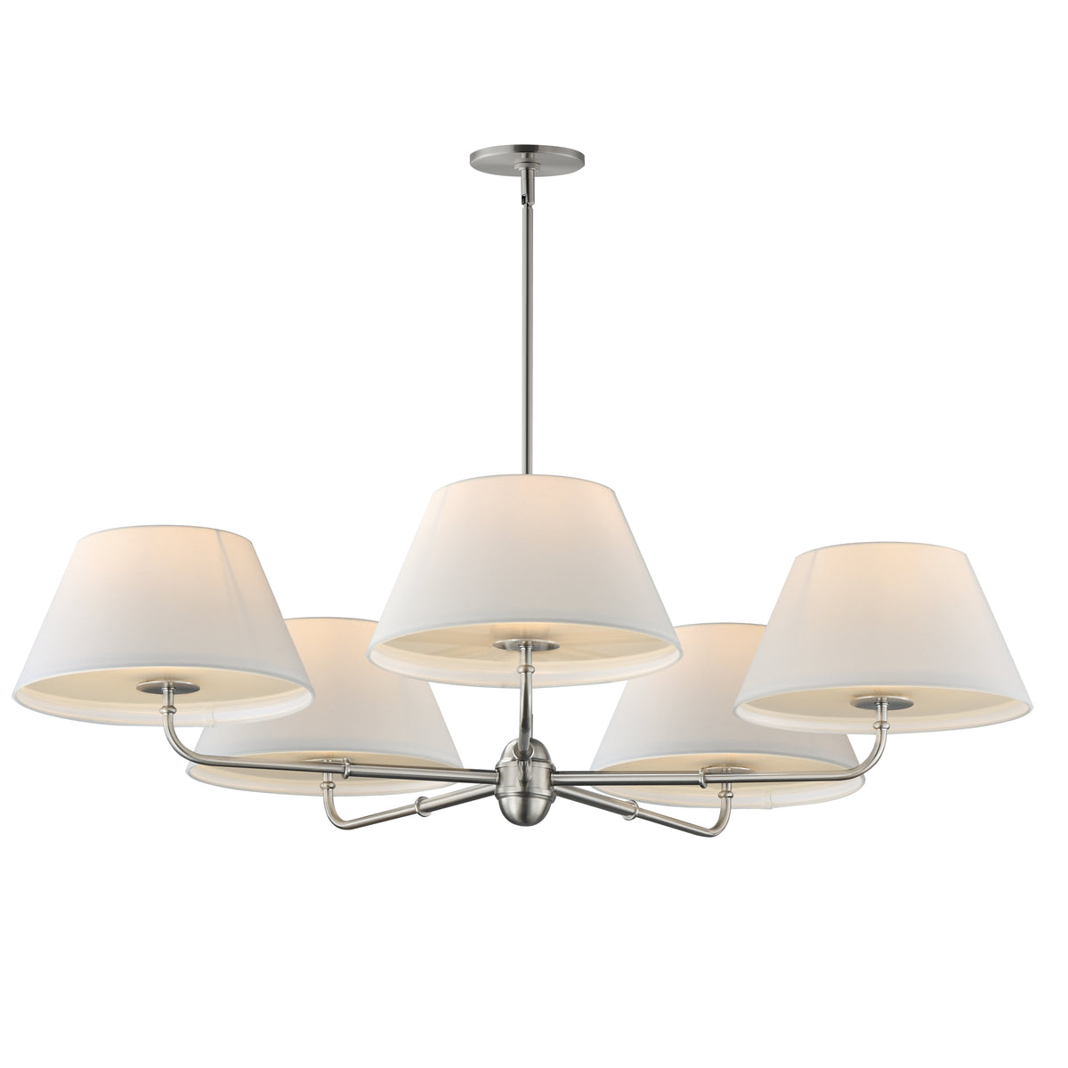 Maxim Lighting 18415OFPN Dunbridge Chandelier in Polished Nickel