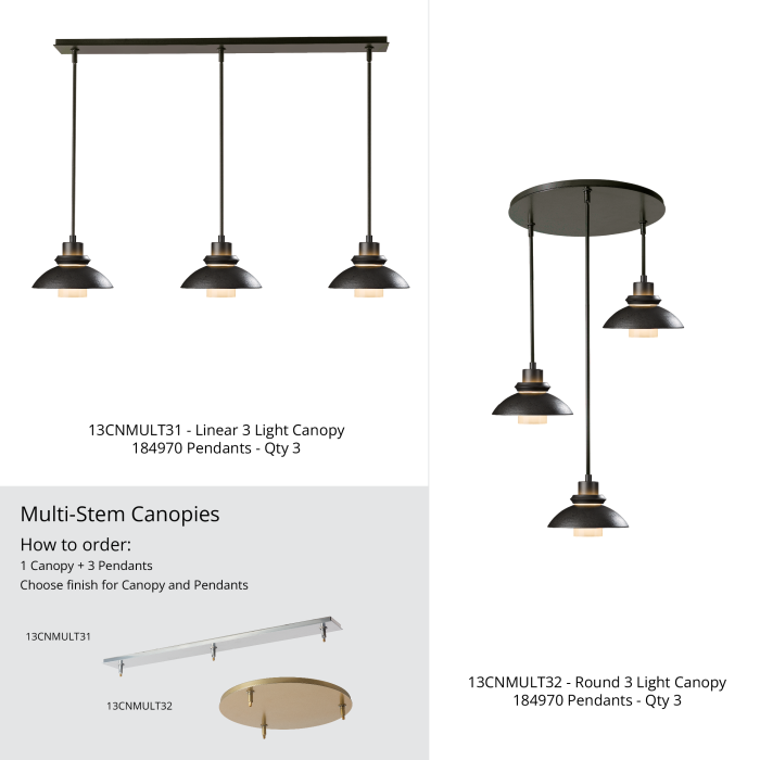 Hubbardton Forge 184970 Staccato Grand Mini Suspension