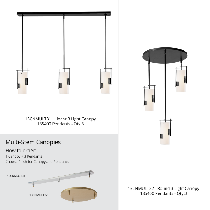 Hubbardton Forge 185400 Fullered Impressions Mini Pendant