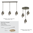 Hubbardton Forge 186530 Corona Large Mini Pendant