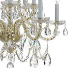 Crystorama - 1130-PB-CL-S - Dix lumières Suspendu - Cristal traditionnel - Laiton poli