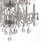 Crystorama - 1137-CH-CL-S - 12 Lumières Suspendu - Cristal traditionnel - Chrome poli