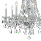 Crystorama - 1138-CH-CL-S - Huit Lumières Suspendu - Cristal traditionnel - Chrome poli