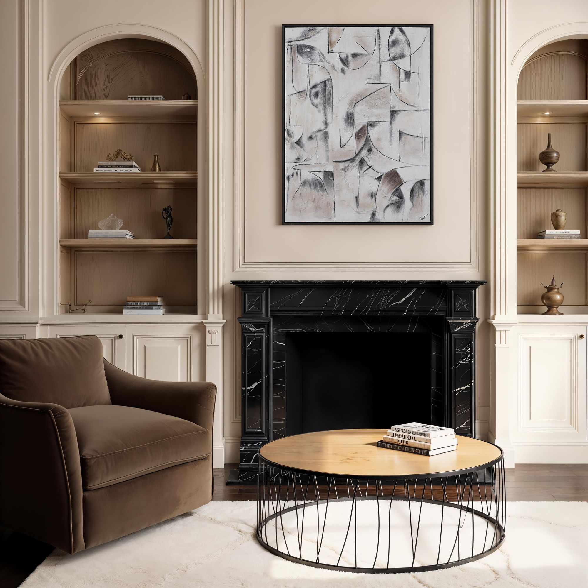 Renwil Canada - OL2234 - Canvas Art - Yann - Dark Grey