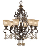 Crystorama - 7516-BU-GT-MWP - Six feux Suspendu - Norwalk - Bronze Umber
