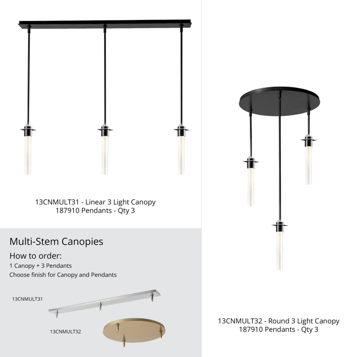 Hubbardton Forge 187910 Airis Small Mini Pendant