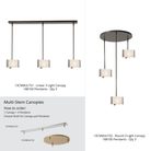 Hubbardton Forge 188100 Exos Delta Mini Pendant