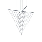 Sonneman 1884.16C Constellation Galaxy Matrix Arrow Suspendu en aluminium satiné brillant