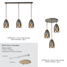 Hubbardton Forge 188770 Pental Mini Pendant