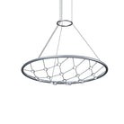 Sonneman 1897.16C Constellation Galaxy Matrix Rond Suspendu en aluminium satiné brillant