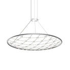 Sonneman 1898.16C Constellation Galaxy Matrix Rond Suspendu en aluminium satiné brillant