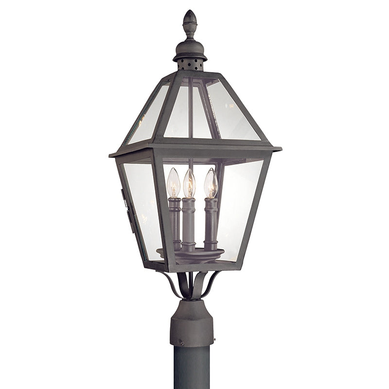 Troy Lighting Canada - P9625-TBK - Three Light Post Lantern - Townsend - Textured Black