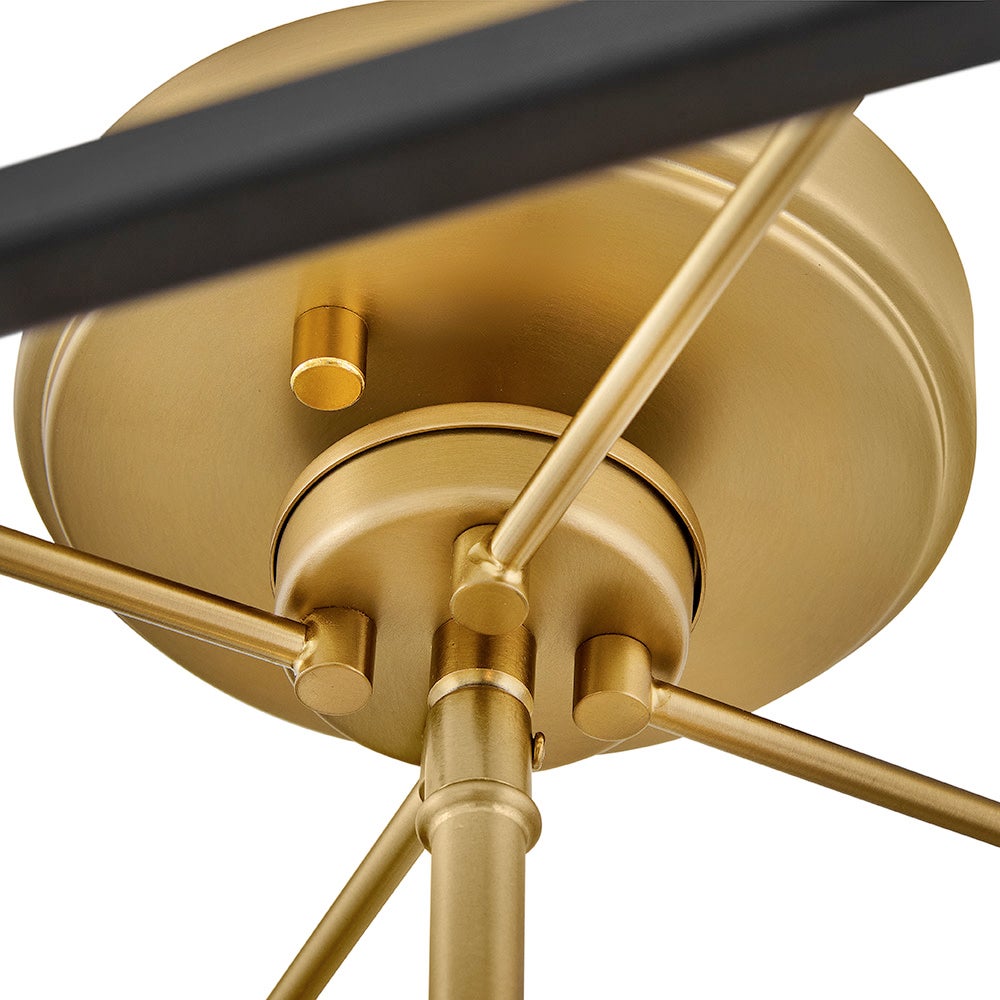 Lark 84273BK-LCB Tate Lantern Semi-encastré noir