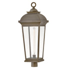 Hinkley Lighting 19691BLB Hawthorne Post Mount Lantern in Blackened Brass