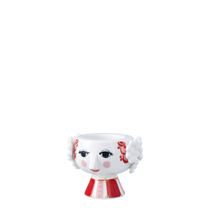 Bjørn Wiinblad 56595 Eva Christmas Candle Holder in Red