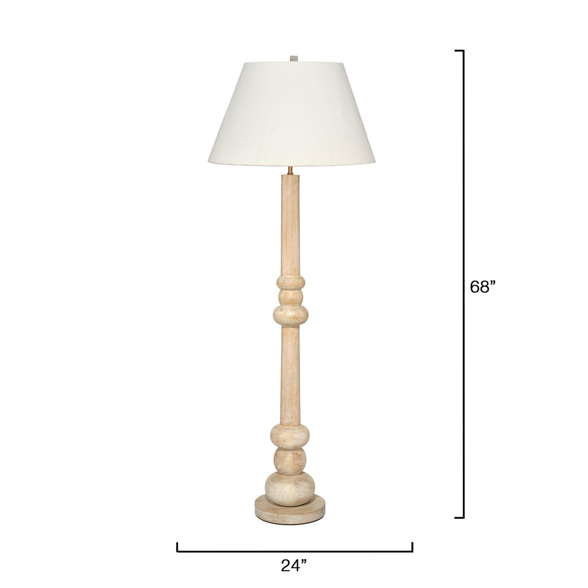 Lampadaire en bois Augustine