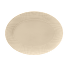 Lyngby Porcelæn 201871 Rhombe Earth Oval Serving Dish in Marble